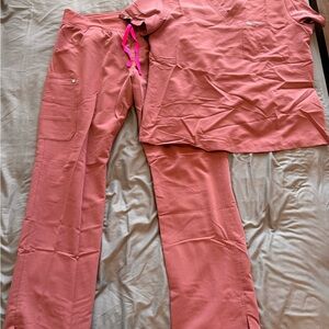 Figs Mauve Scrub Set